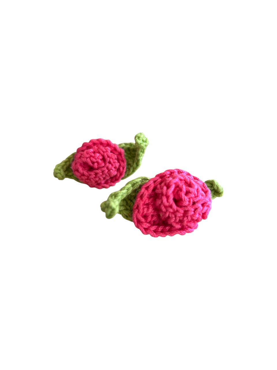 FLOWER HAIR CLIPS