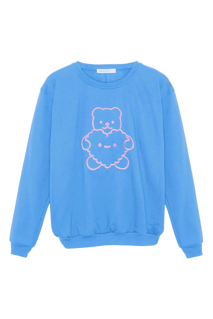 HUG ME SWEATSHIRT BLUE & PINK